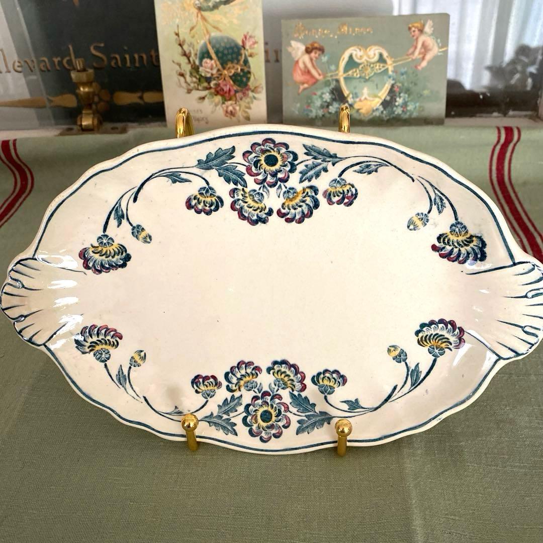 ロンシャン　Longchamp　ravier 　ラヴィエフランスアンティーク　花