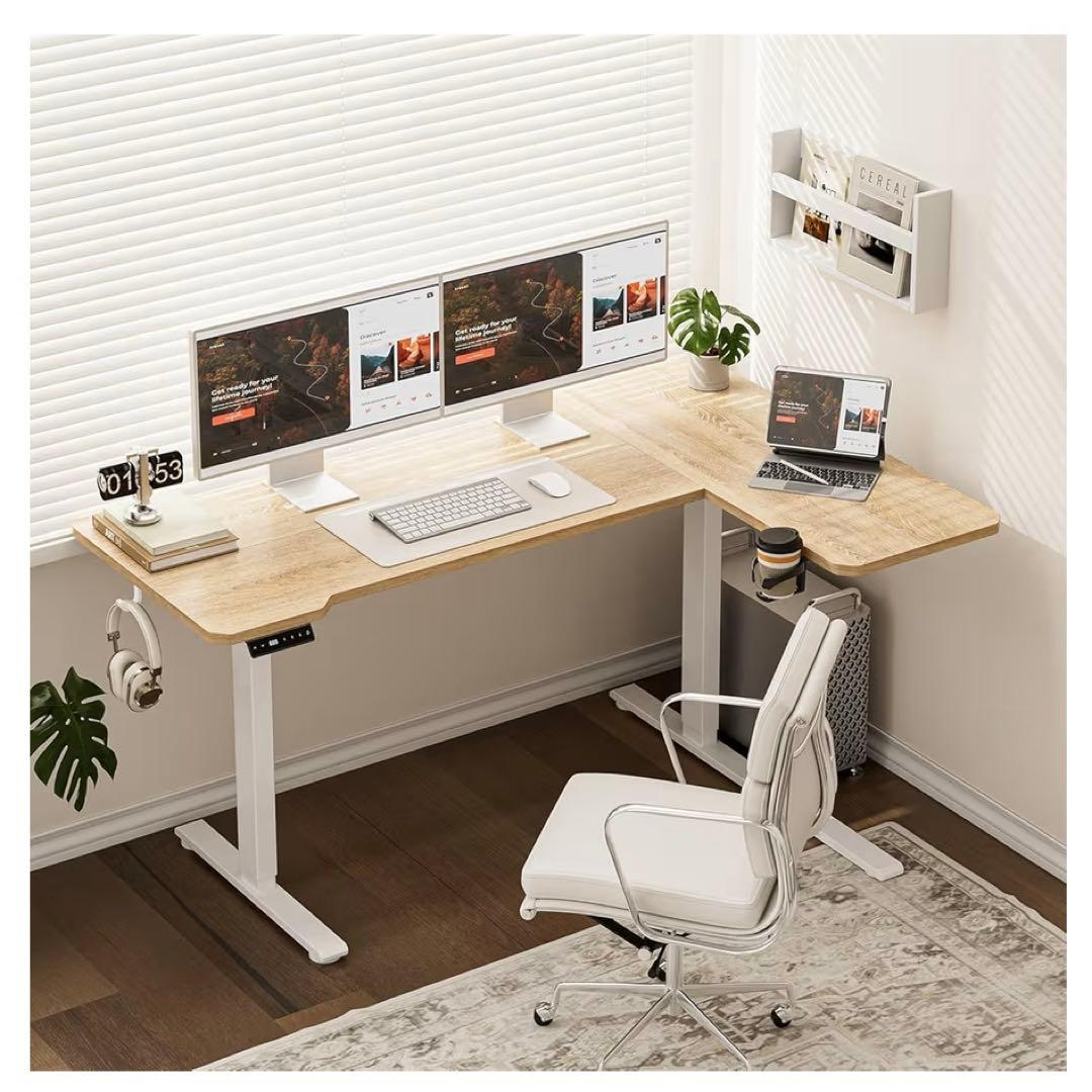 Acrolix電動 l字昇降式デス ク ゲーミングデスク 幅150cm