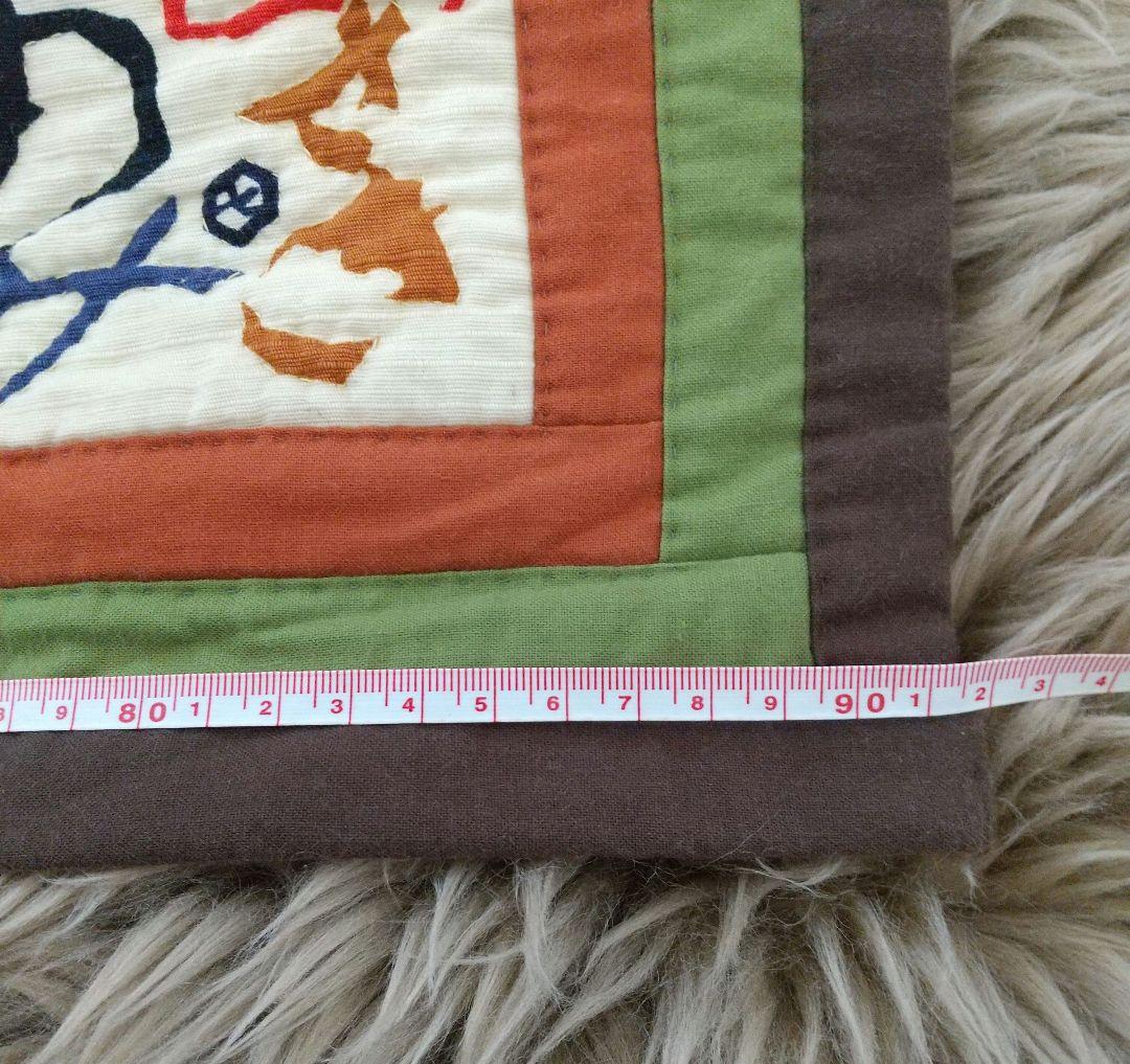 ハンドメイド　いろは47文字　パッチワークキルトタペストリー