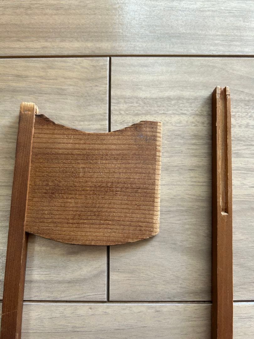 昭和レトロ 黒竹 矢筈 掛け軸　やはず