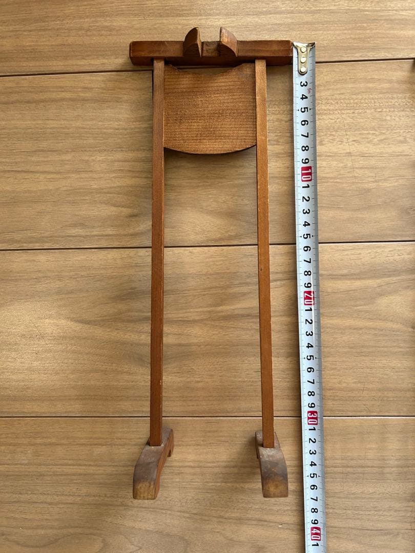 昭和レトロ 黒竹 矢筈 掛け軸　やはず