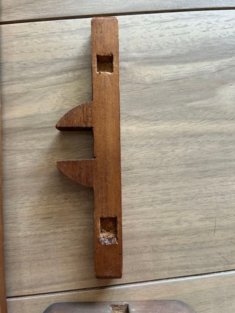 昭和レトロ 黒竹 矢筈 掛け軸　やはず