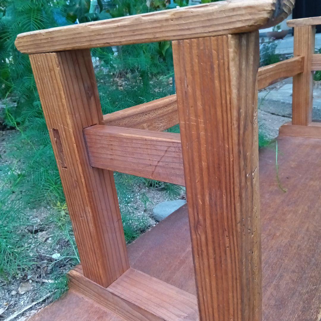 送料無料　昭和のそろばん塾の文机 長机　木製シンプルテーブル