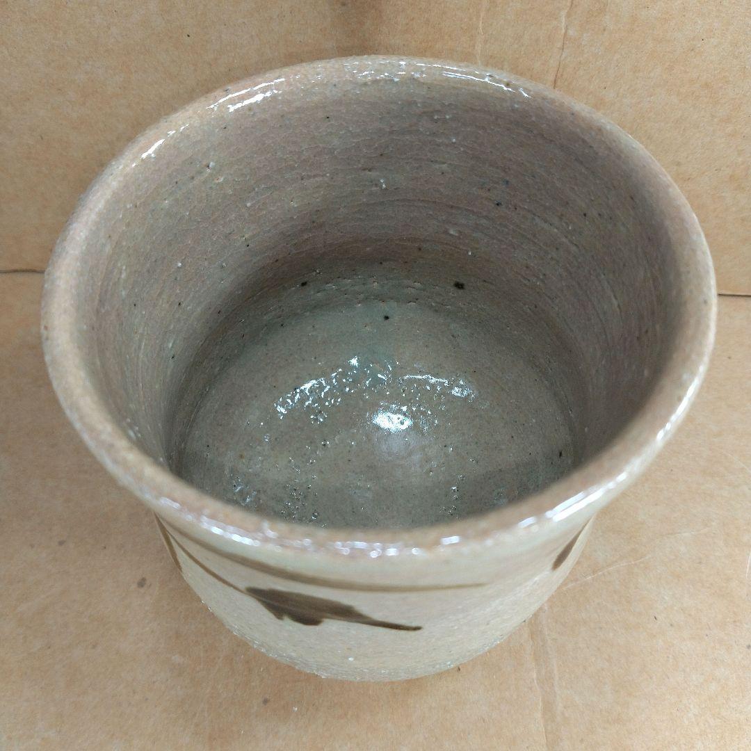 【本物保証】濱田庄司(浜田庄司) 湯呑 共箱 美品 人間国宝 益子焼 民藝 紐紺
