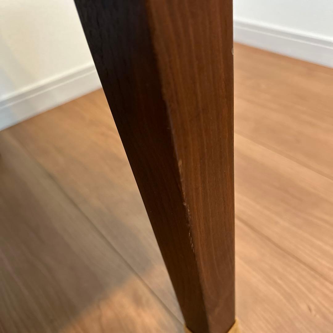 カインⅡ ベンチ 140cm 右肘 ウォールナット PVCブラック