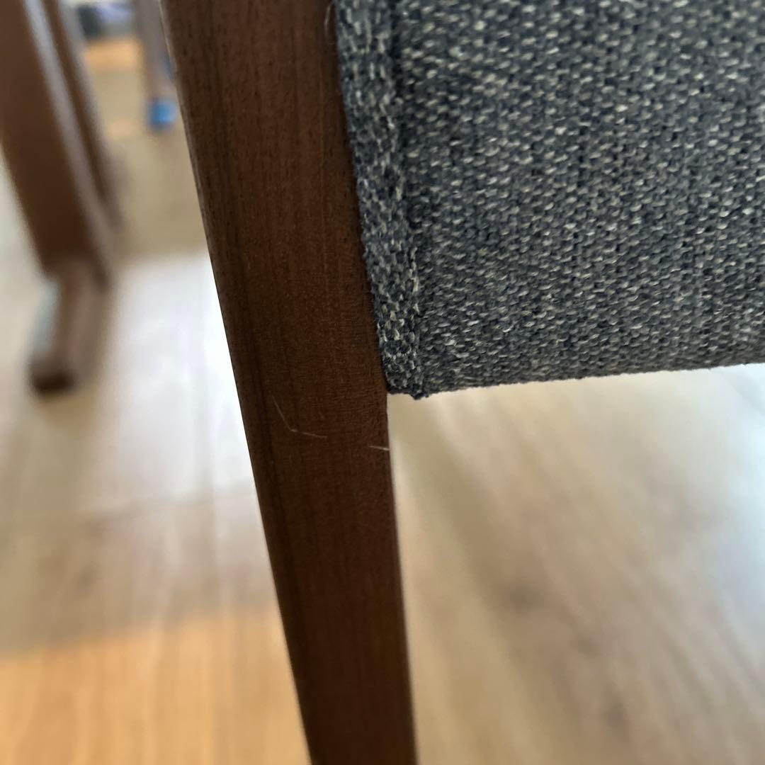 カインⅡ ベンチ 140cm 右肘 ウォールナット PVCブラック