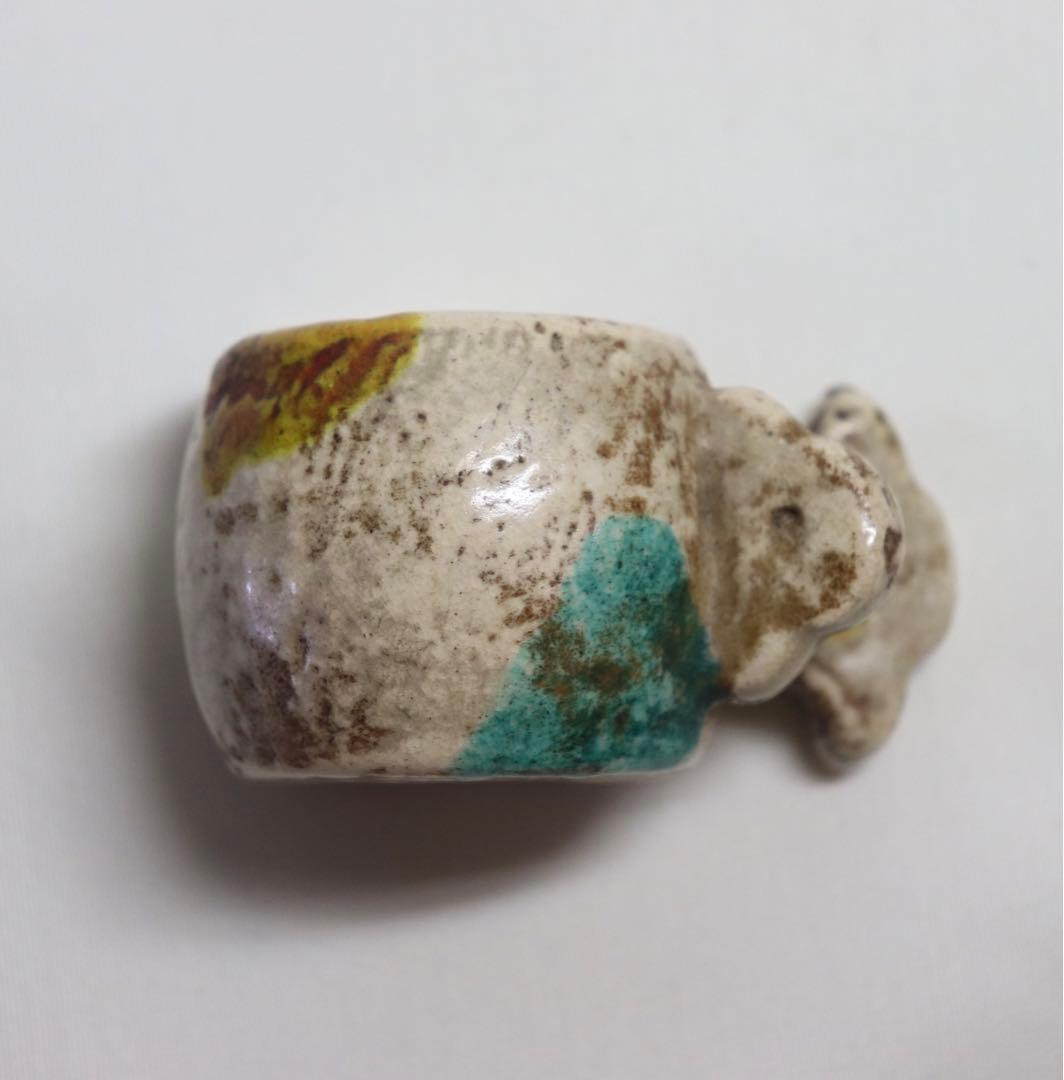 二　明治期　茶道具　小槌型香合　晁雲造　共箱　送料込み0421