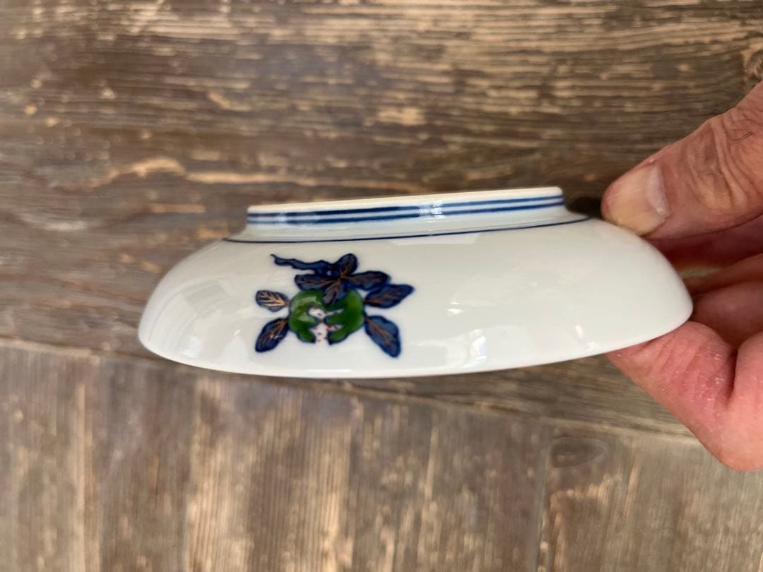 【源右衛門】古伊万里の伝統　日本銘窯　源右衛門作　古伊万里松絵　小皿5枚セット