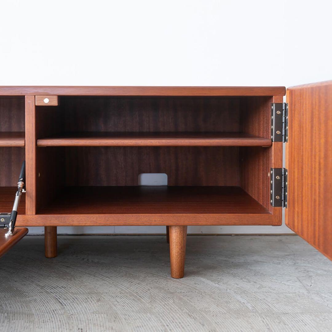 Tid ローボード テレビボード 1800 マホガニー材 突板