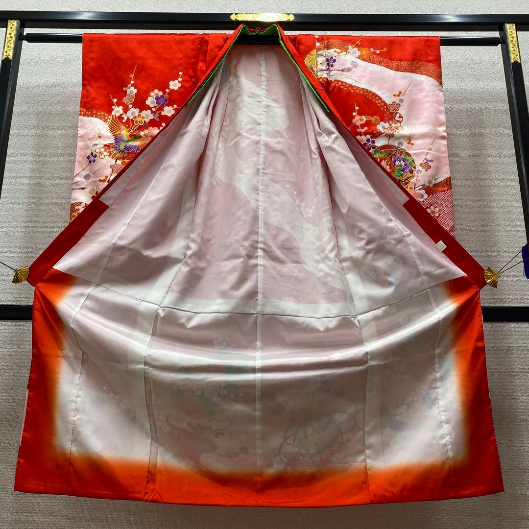 501agu35着物と帯◎七五三 7歳 女児 着物のみ◎美品