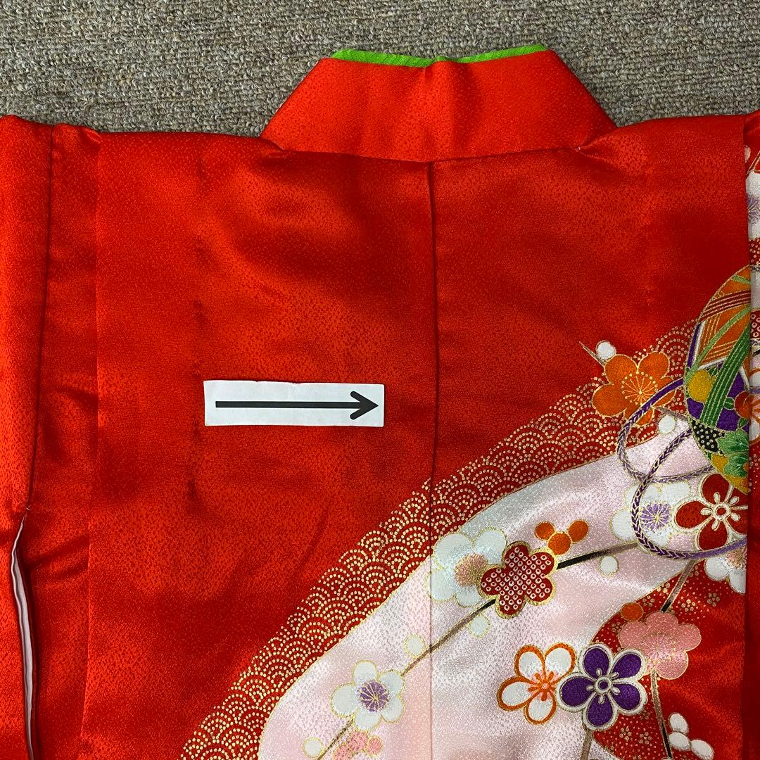 501agu35着物と帯◎七五三 7歳 女児 着物のみ◎美品