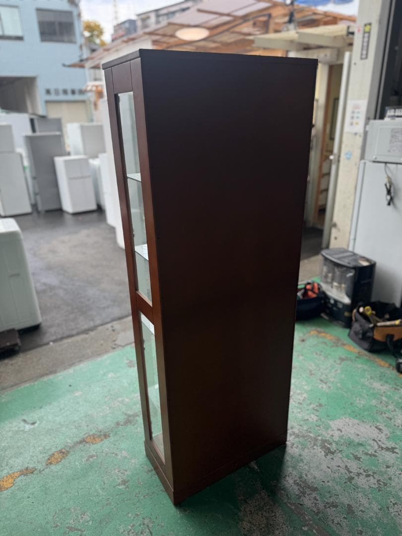 ガラスケース・ディスプレイケース 4段 ブラウン 169