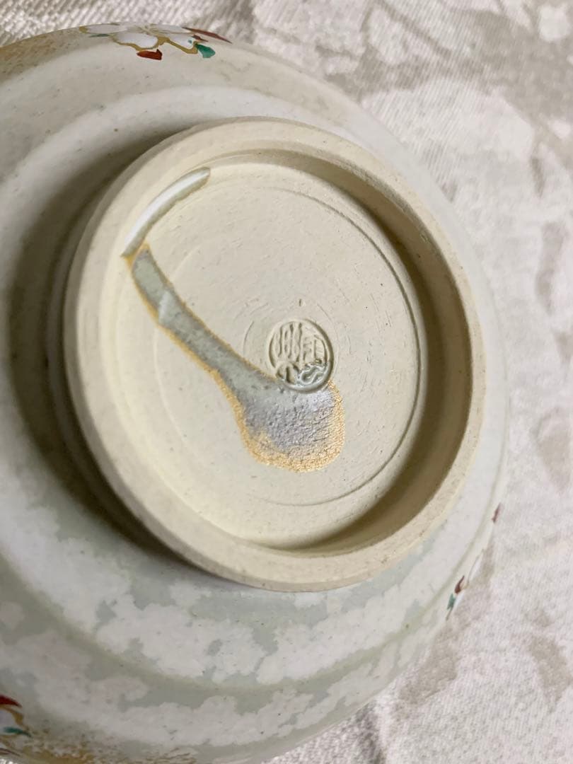 美品 京都雲楽窯6点セット 京焼 清水焼 桜もみじ 陶器 大皿 おもてなし 来客