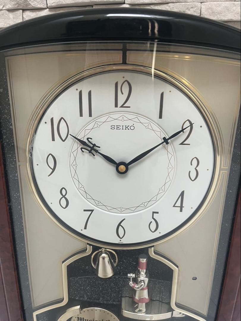 【良品】SEIKO 掛時計 ディスクドリーム RE532B からくり時計