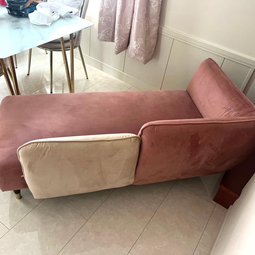 【今限定】 ソファ　ピンク　お洒落