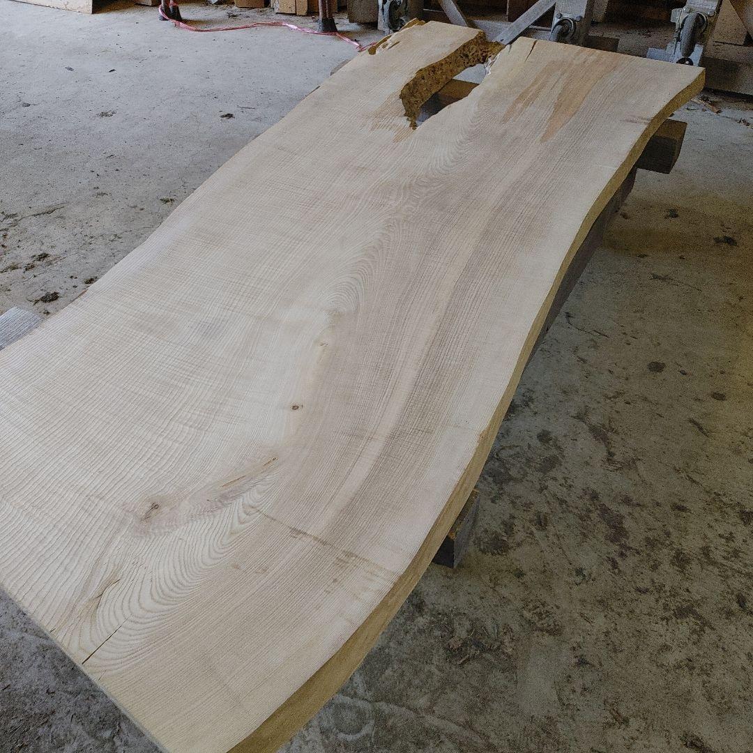 送料込み　一枚板　クリ　栗　無垢材　天板　テーブル　カウンター DIY　番号57