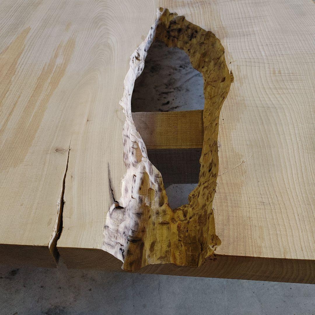 送料込み　一枚板　クリ　栗　無垢材　天板　テーブル　カウンター DIY　番号57