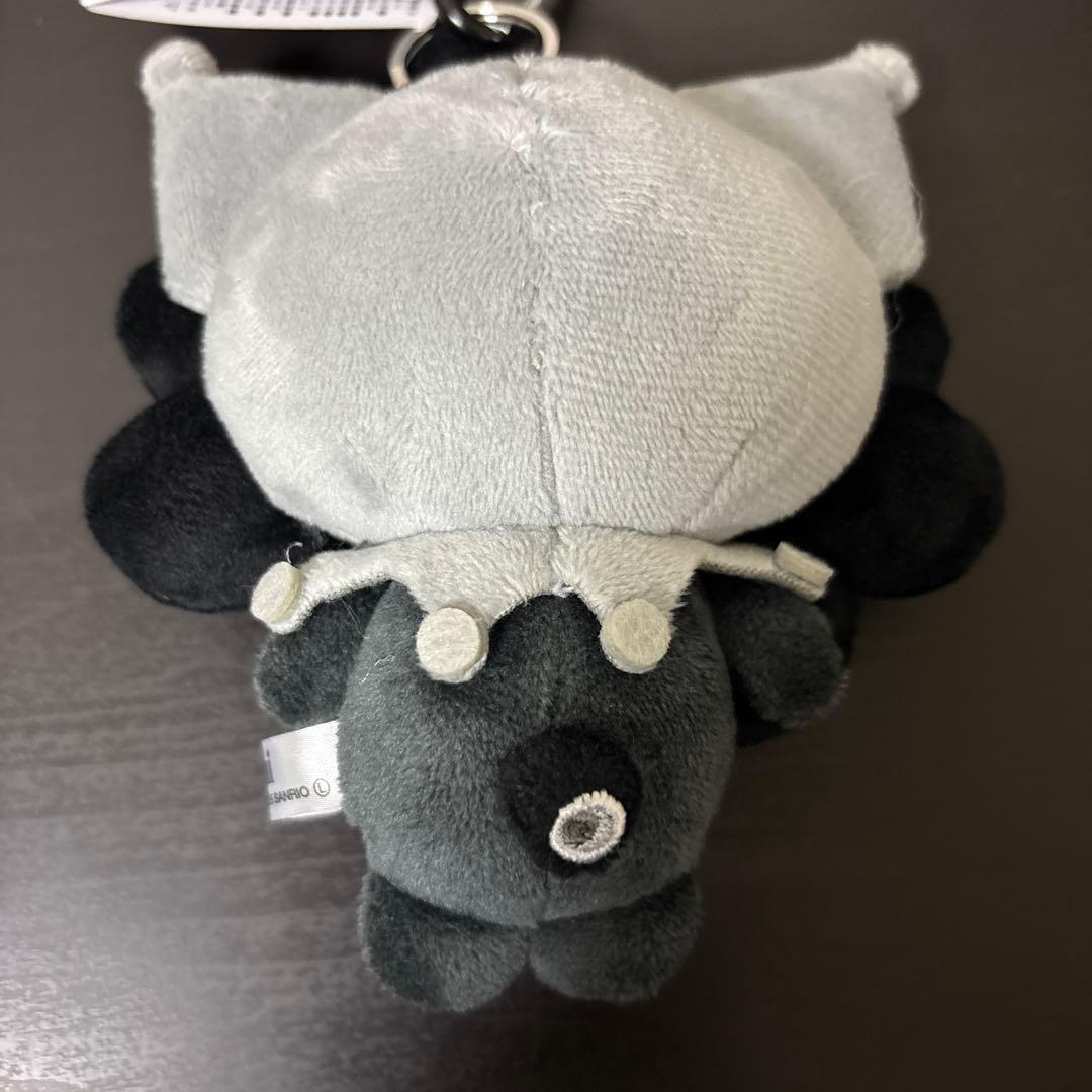 黒ミャクミャク サンリオ なりきりぬいぐるみ クロミ カラビナ付き