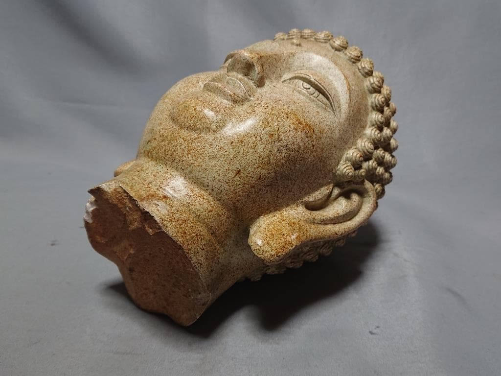 コレクター収集品　ガンダーラ美術　中国　石仏