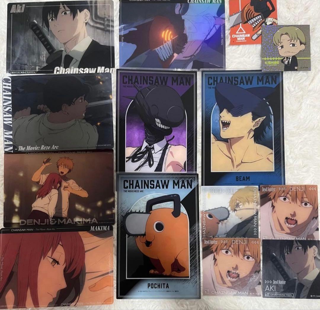 チェンソーマン グッズ まとめ売り 缶バッジ アクスタ クリアカード