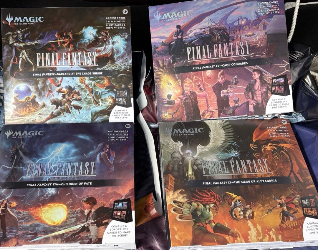 mtg シーンボックス 4種セット 英語版 未開封 FF