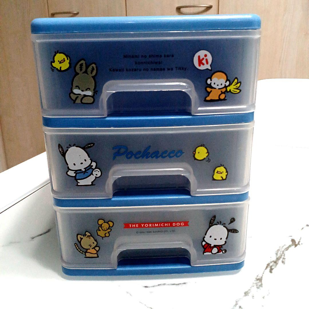 サンリオ ポチャッコ 小物入れ 引き出し 収納ケース チェスト レア