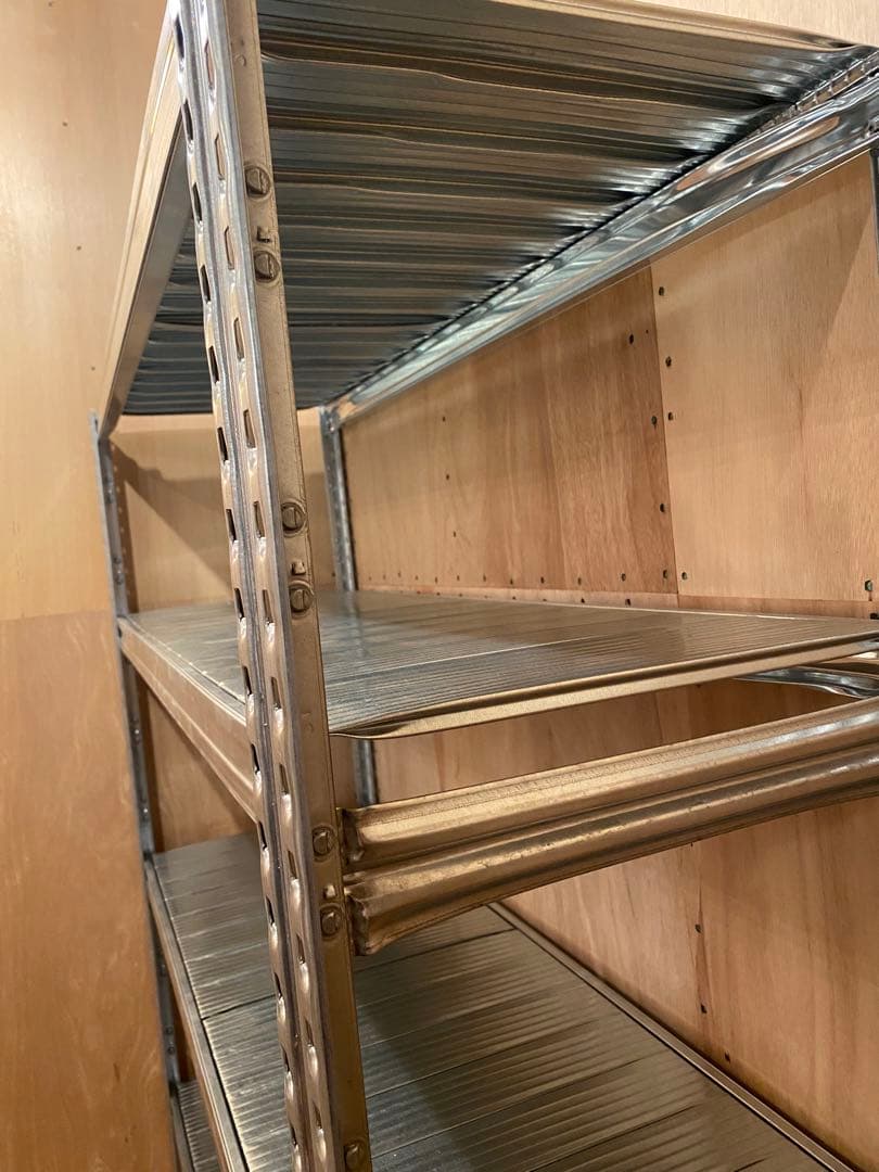 【直接引き渡し限定/東京】メタルシステム スチールシェルフ 幅120cm/6段