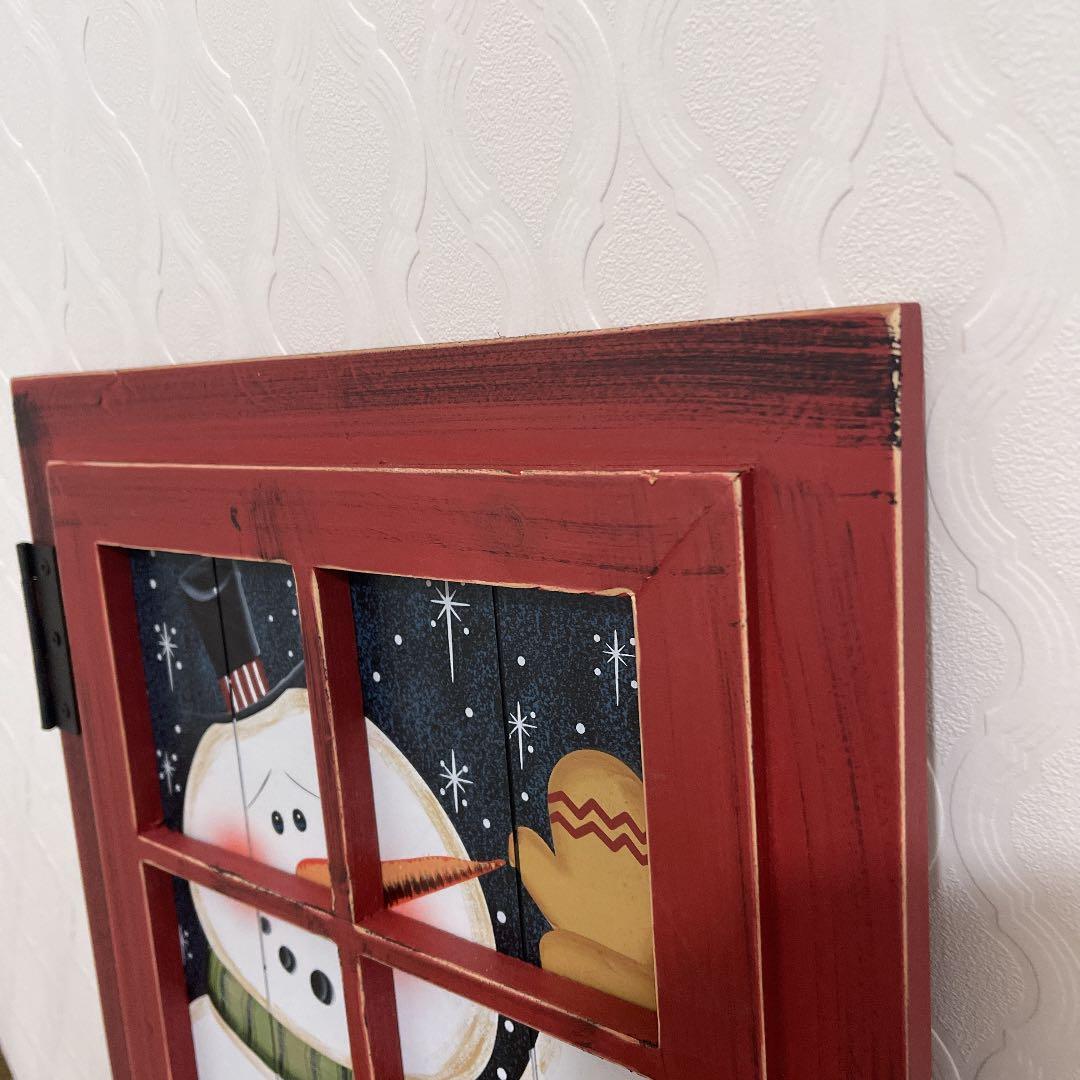 撮影小物　スタジオ　写真撮影　スノーマン扉