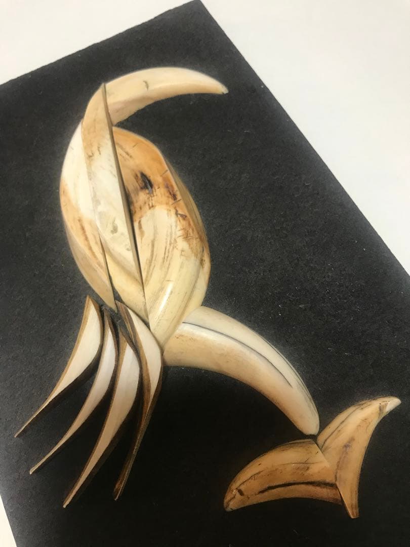 壁掛け　壁飾り　アート　一対の鳥　アフリカ産