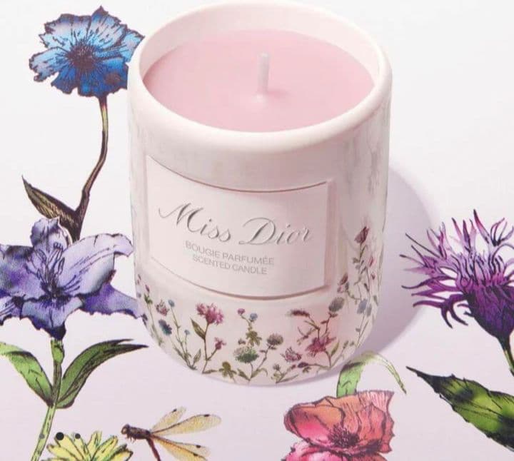 【DIOR】新品未使用未開封Miss Diorキャンドル＆キャンドルカバーセット