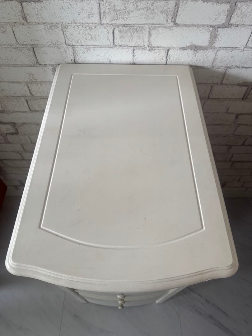 アップタウンスタイル　リリーホワイトファイルキャビネット　木製チェスト 送料込