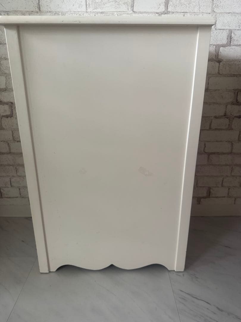 アップタウンスタイル　リリーホワイトファイルキャビネット　木製チェスト 送料込