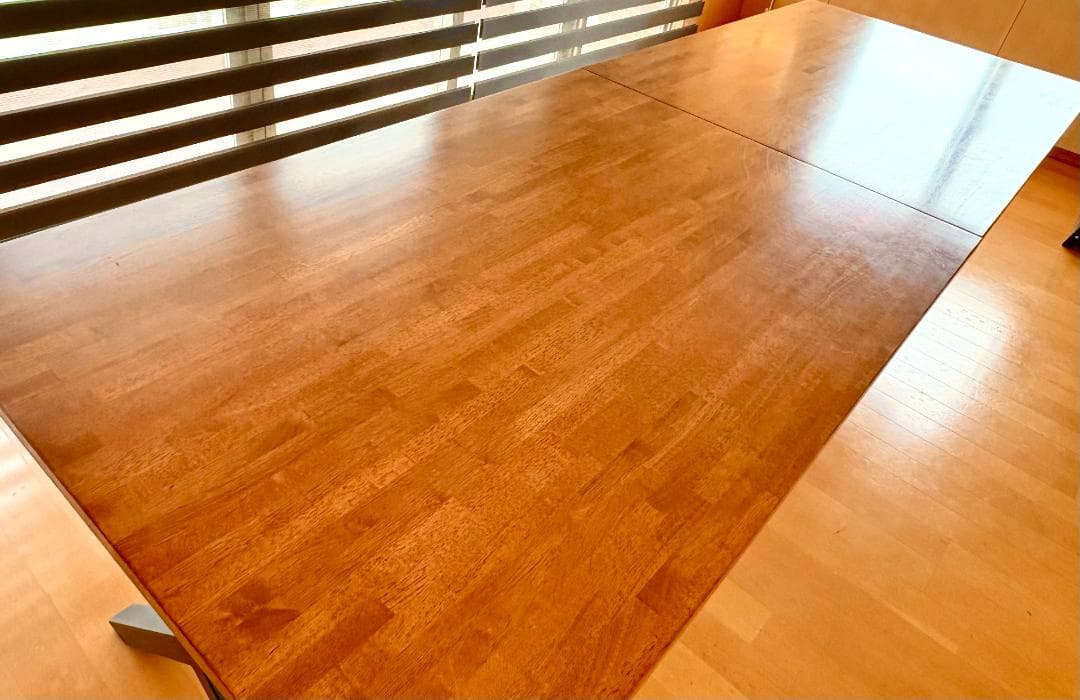 KANADEMONO ラバーウッド チークブラウン テーブル 300*100cm