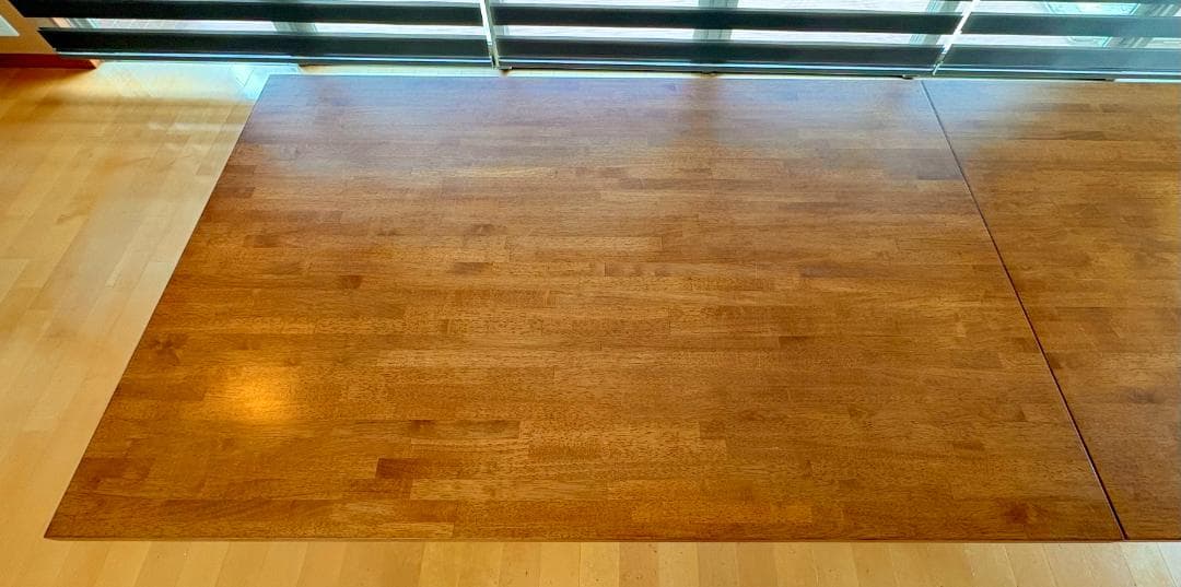 KANADEMONO ラバーウッド チークブラウン テーブル 300*100cm