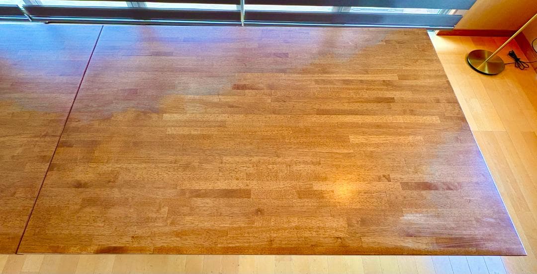 KANADEMONO ラバーウッド チークブラウン テーブル 300*100cm