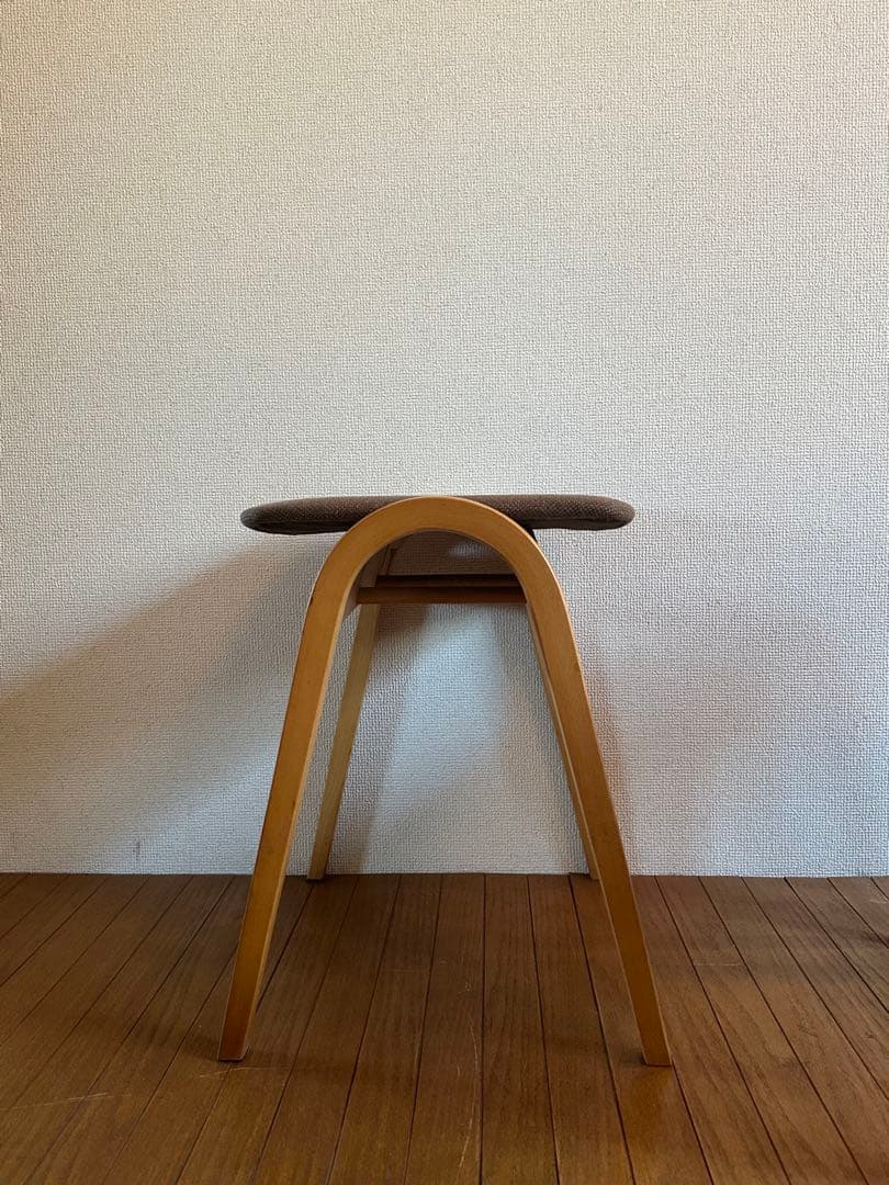 ★期間限定SALE★秋田木工No.202スツール/張地#A-12/木製チェア