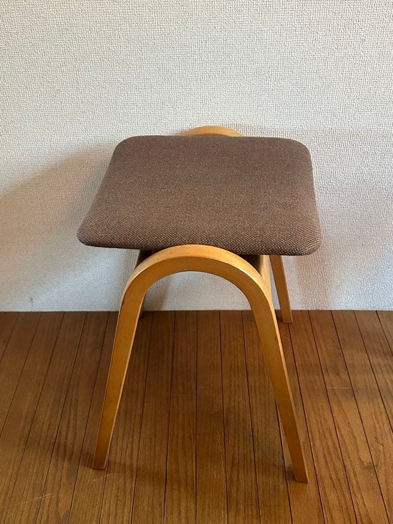 ★期間限定SALE★秋田木工No.202スツール/張地#A-12/木製チェア