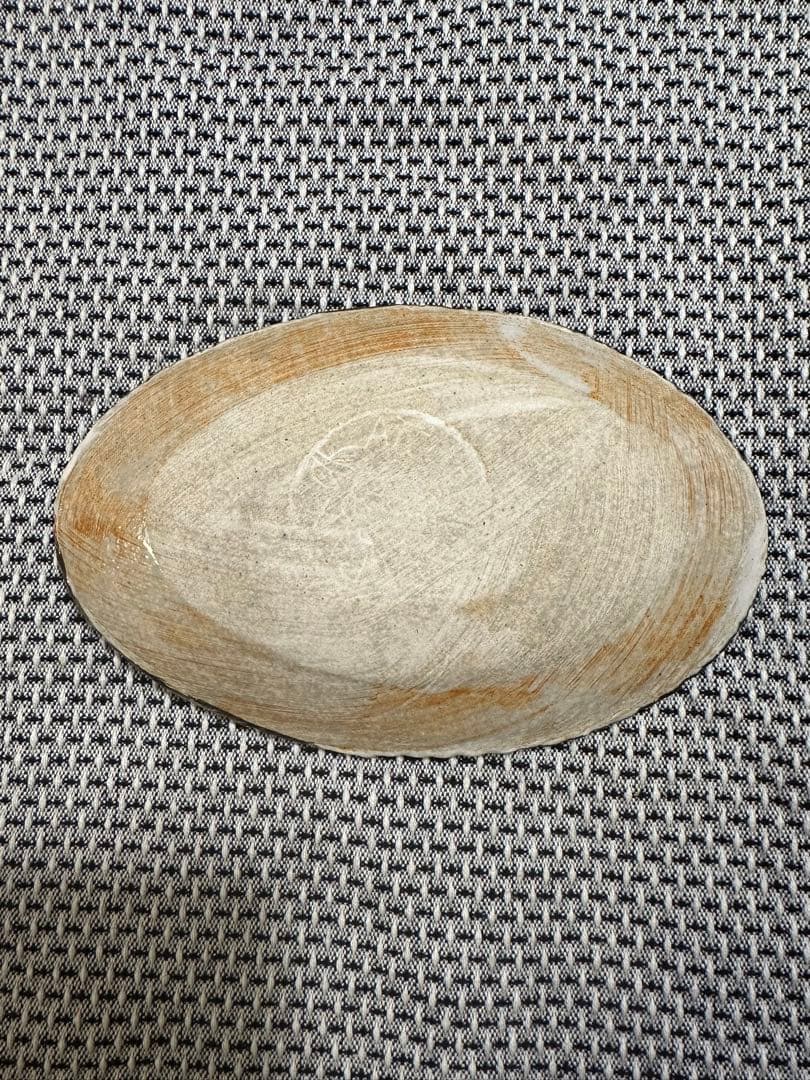 2013年製】鹿児島睦・鳥モチーフ楕円小皿