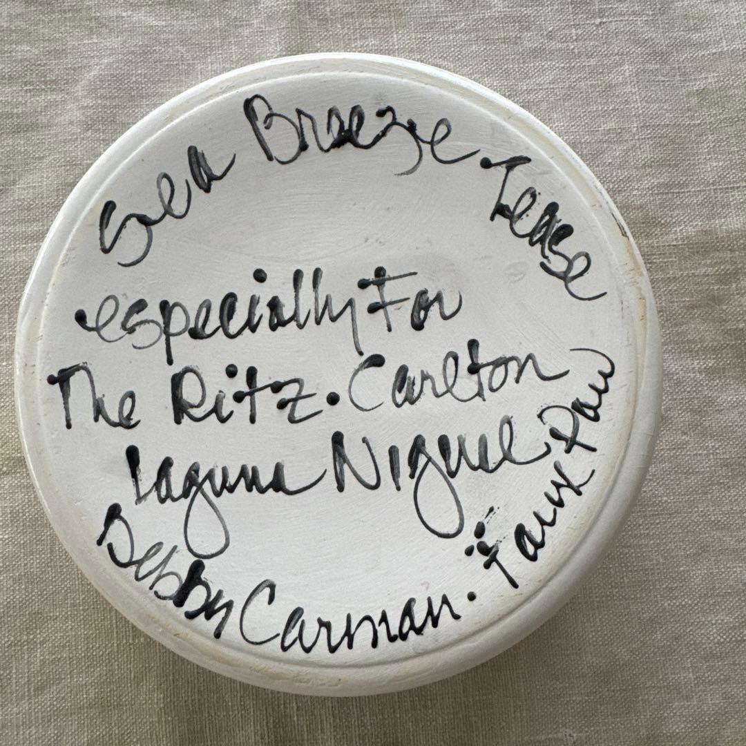 リッツカールトン　ラグナビーチ　トイプードル　陶器ボウル　作家