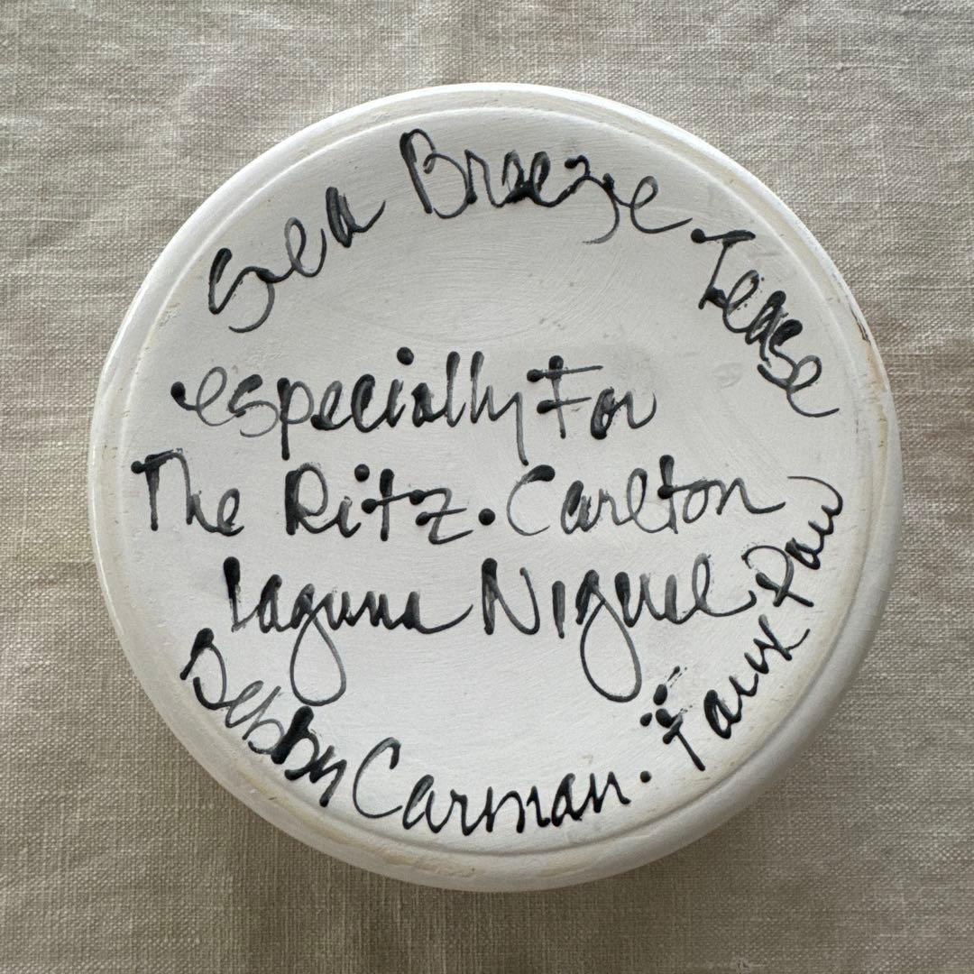 リッツカールトン　ラグナビーチ　トイプードル　陶器ボウル　作家