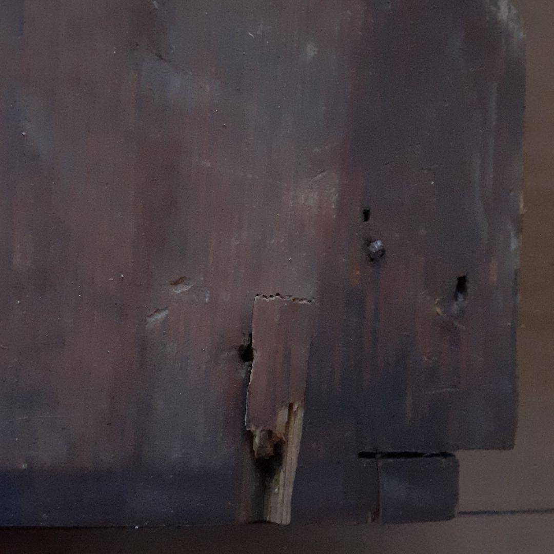 アンティーク　木製　彫り物　飾り　細工　棚受け　昭和レトロ　町家　雑貨