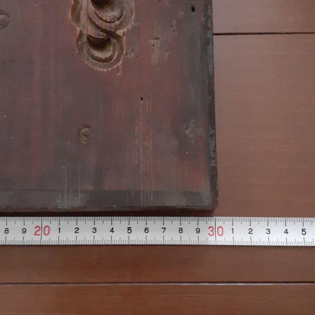 アンティーク　木製　彫り物　飾り　細工　棚受け　昭和レトロ　町家　雑貨