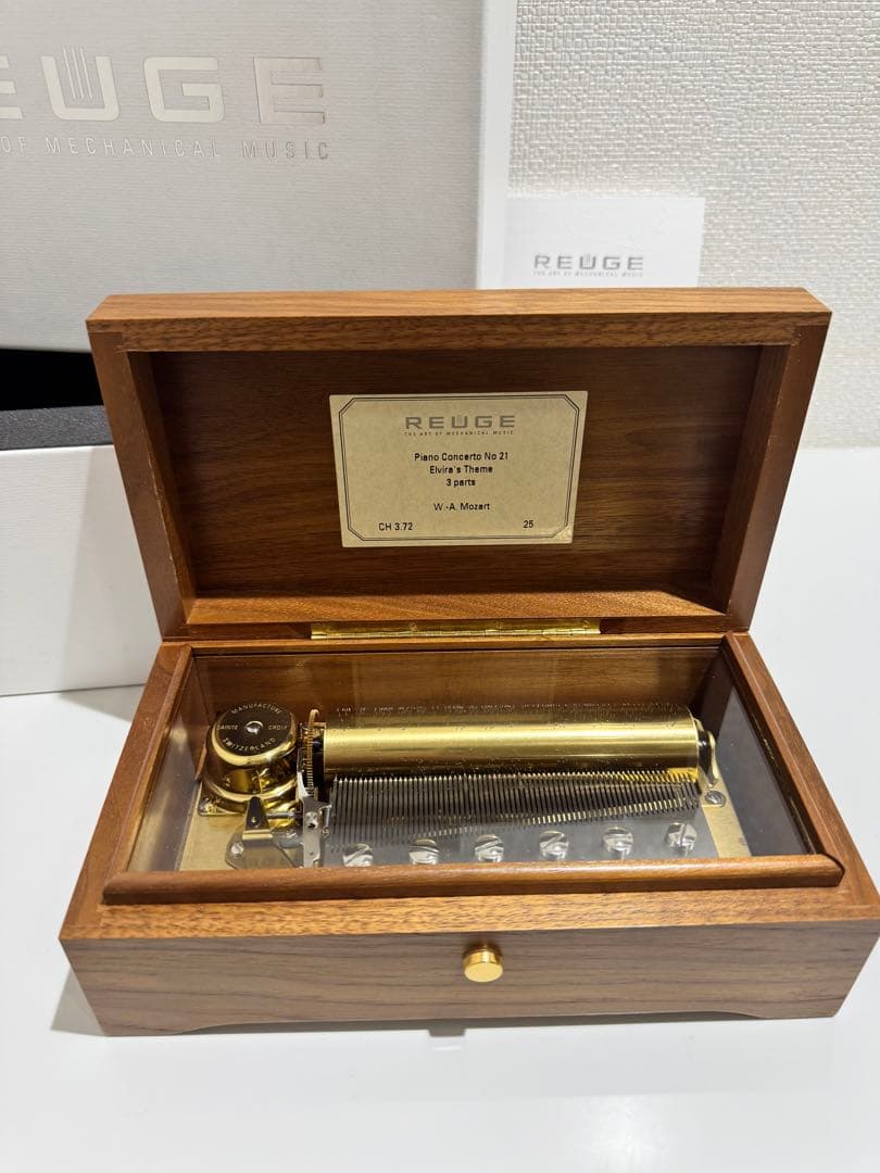 REUGE オルゴール モーツァルト ピアノ協奏曲第21番