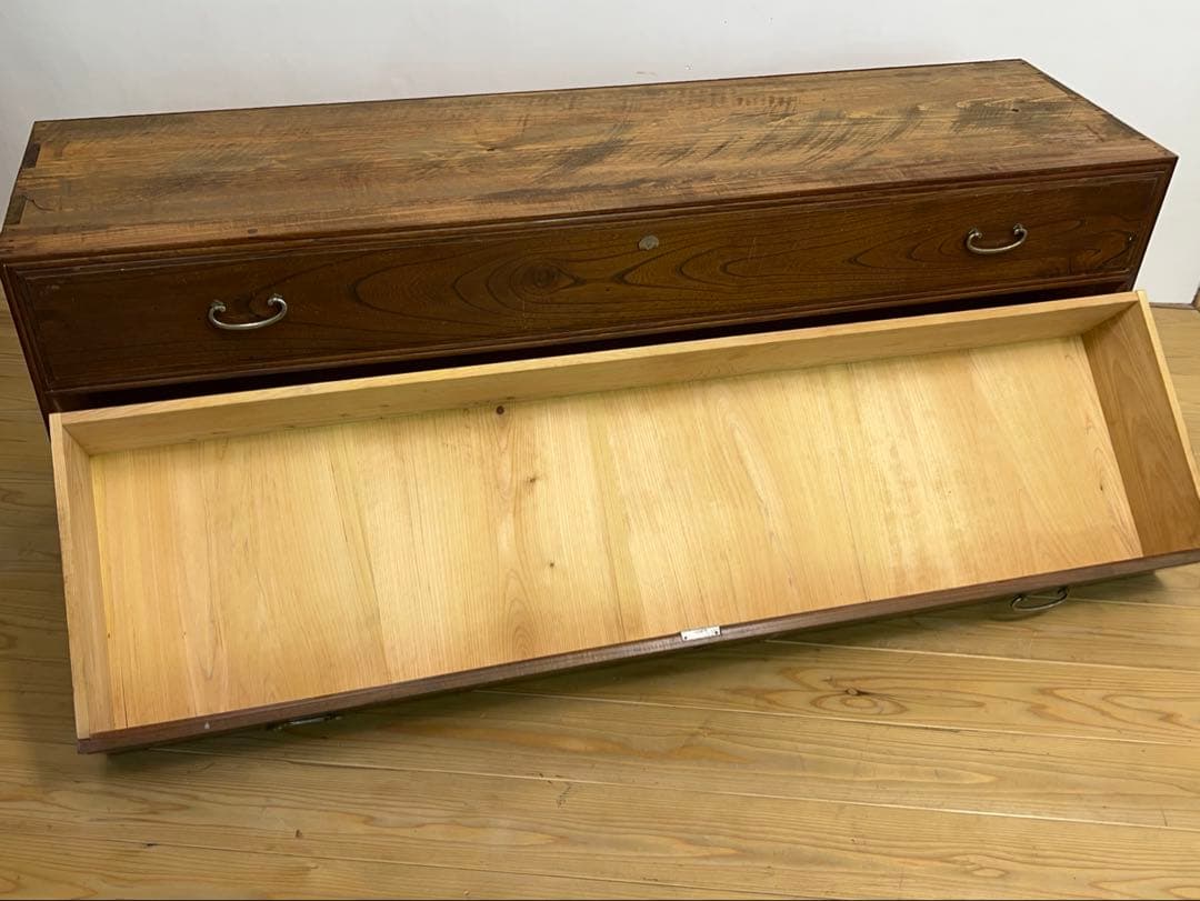 ローボード 収納棚 M087 古道具 古家具 和家具 ビンテージ