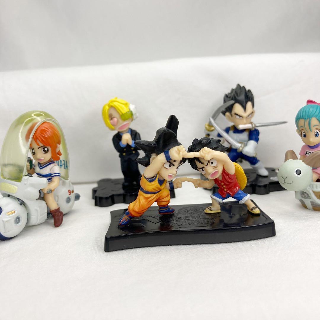 ワンピース ドラゴンボール コラボ フィギュア ジャンプ40周年記念