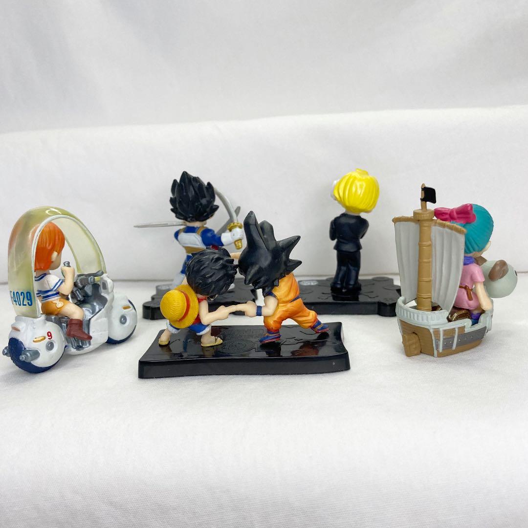 ワンピース ドラゴンボール コラボ フィギュア ジャンプ40周年記念