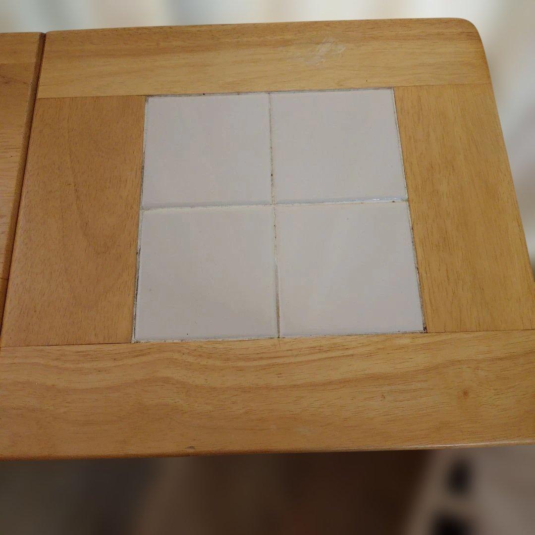 木製・折り畳み式・キッチンワゴン