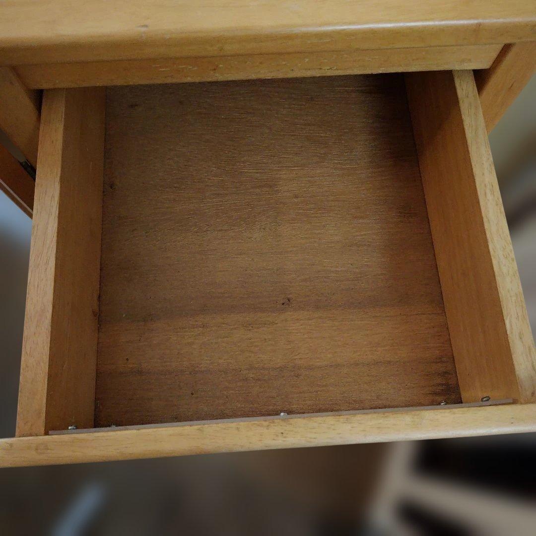 木製・折り畳み式・キッチンワゴン