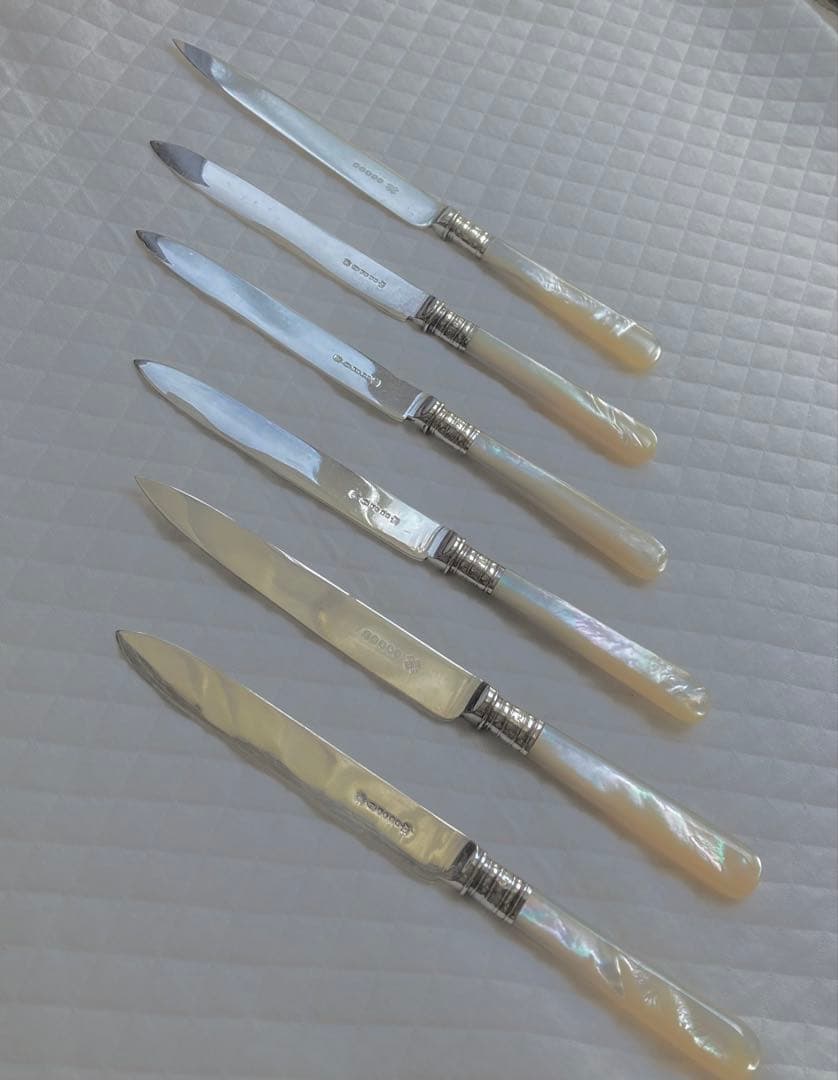 白蝶貝　ナイフ・フォークセット（各1本　2本入）