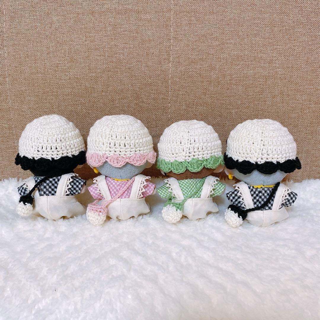 いちご/すのチル服4点セット×4[チェック]黒2・緑・ピンク